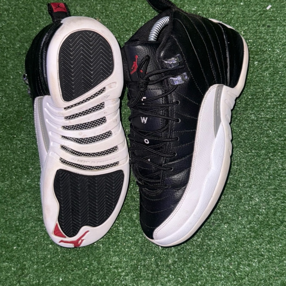 Jordan Kids Black and White Sneakers